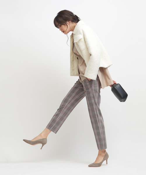 qualite（カリテ）の「アルパカアストラカンショートブルゾン