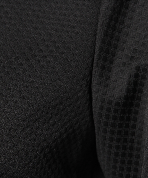 BEAUTY&YOUTH UNITED ARROWS（ビューティーアンドユースユナイテッドアローズ）の「BYBC ダイヤジャカードロング8分袖チュニック ◆（シャツ/ブラウス・レディース・ブラック/ライトグレー/コバルトブルー・フリー）」の9枚目の写真