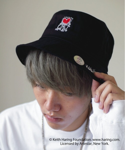 Keith Haring(キース・ヘリング)の「【 Keith Haring / キースヘリング 】 アート ロゴ プリント バケット ハット(ハット・レディース・ブラック/ベージュ/ベージュ系その他/ブラック系その他/ホワイト/ベージュ系その他2/ブラック系その他2/ホワイト系その他/ベージュ系その他3/ホワイト系その他2/ブラック系その他3/ベージュ系その他4/ブラック系その他5/ブラック系その他4/ホワイト系その他3/ベージュ系その他5/ブラック系その他6/ホワイト系その他4/ブラック系その他7/ベージュ系その他6・FREE)」の8枚目の写真