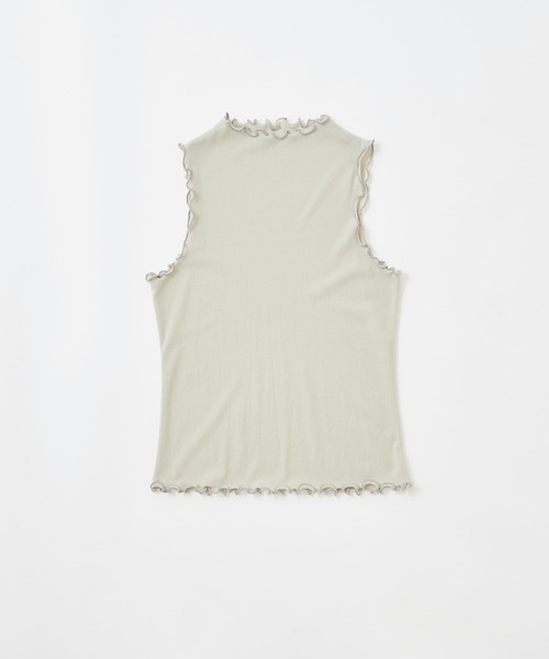 one after another NICE CLAUP（ワンアフターアナザーナイスクラップ）の「メロープチハイネックインナー（タンクトップ・レディース・オフホワイト/シルバー/ミント/ベージュ系その他・FREE）」の19枚目の写真