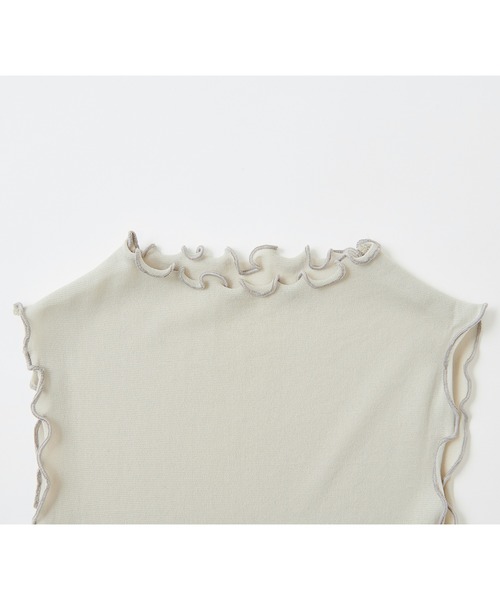 one after another NICE CLAUP（ワンアフターアナザーナイスクラップ）の「メロープチハイネックインナー（タンクトップ・レディース・オフホワイト/シルバー/ミント/ベージュ系その他・FREE）」の16枚目の写真