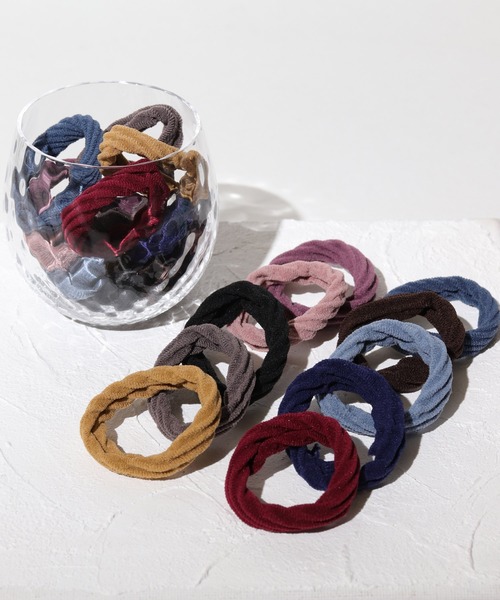 【セール】【18本セット+2本おまけ】髪に跡がつかない優しいヘアゴムセット（ヘアゴム）｜florist（フローリスト）のファッション通販 ZOZOTOWN