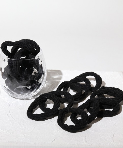 florist（フローリスト）の「【18本セット+2本おまけ】髪に跡がつかない優しいヘアゴムセット（ヘアゴム・レディース・ブラック系その他2/その他2/ブラック系その他3/その他5/その他4/ブラック系その他5/ブラック系その他4/その他3・FREE）」の3枚目の写真