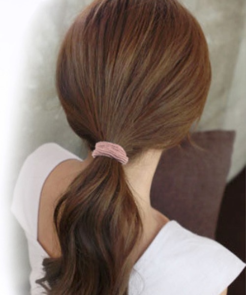 florist（フローリスト）の「【18本セット+2本おまけ】髪に跡がつかない優しいヘアゴムセット（ヘアゴム・レディース・ブラック系その他2/その他2/ブラック系その他3/その他5/その他4/ブラック系その他5/ブラック系その他4/その他3・FREE）」の10枚目の写真