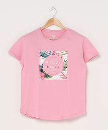 BILLABONG レディース Tｼｬﾂ/ビラボン 半袖 メキシカンボーダー ハワインプリント 星条旗