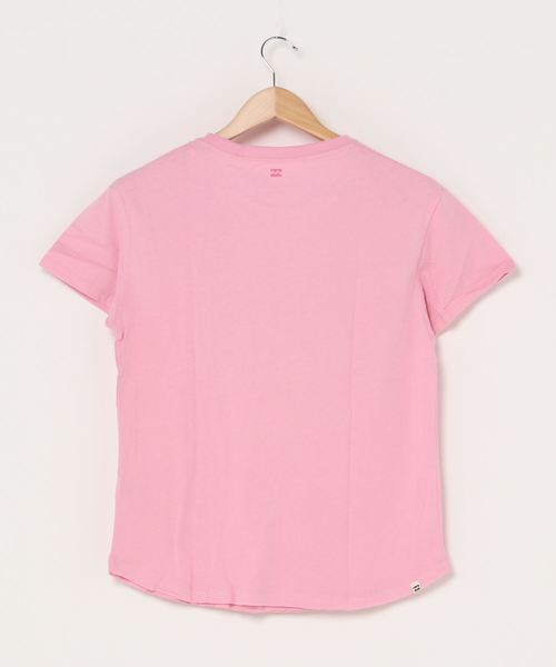 BILLABONG(ビラボン)の「BILLABONG レディース Tシャツ/ビラボン 半袖 メキシカンボーダー ハワインプリント 星条旗(Tシャツ/カットソー・レディース・ホワイト/ゴールド/ピンク・MEDIUM/LARGE)」の5枚目の写真