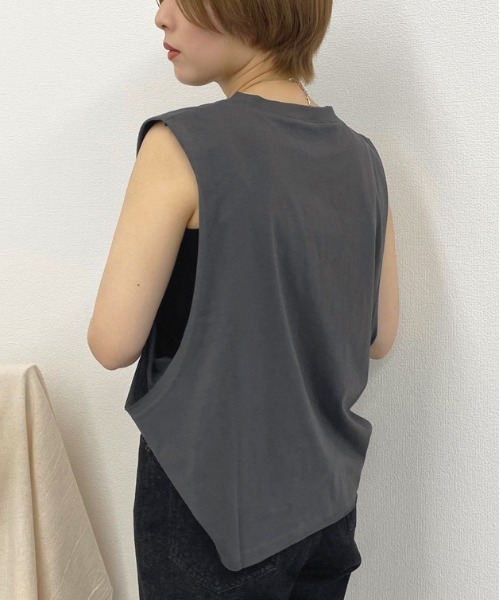 apres jour mignon(アプレジュールミニョン)の「BIGタンクキャミセット【ZOZOTOWN限定アイテム】(Tシャツ/カットソー・レディース・オフホワイト/ミント/ブラック・フリー)」の14枚目の写真