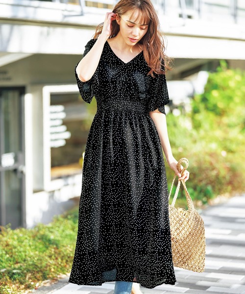 セール】【新色追加】夏にぴったり。フレアースリーブカシュクール