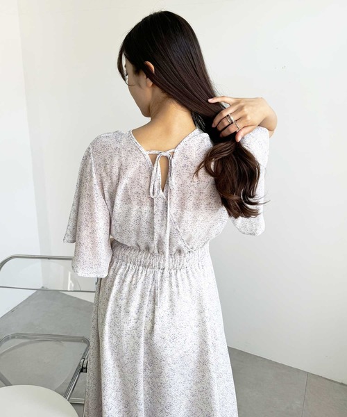 セール】【新色追加】夏にぴったり。フレアースリーブカシュクール