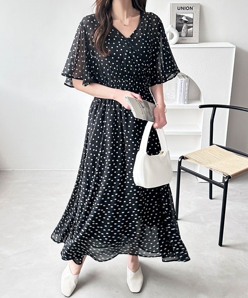 friendさま専用 セール】【新色追加】夏にぴったり。フレアースリーブカシュクール