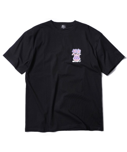 CAMP7（キャンプセブン）の「《CAMP7》Naoki “SAND” Yamamoto   flowre PRINT グラフィック TEE（Tシャツ/カットソー・メンズ・ブラック/ホワイト・MEDIUM/LARGE/X-LARGE）」の7枚目の写真