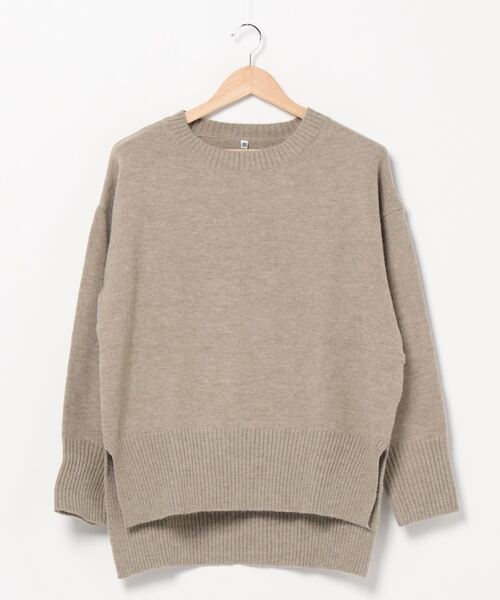 coca（coca）（コカ）の「スリットオーバーサイズニット（ニット/セーター・レディース・ブルー/ライトベージュ・ONE SIZE）」の16枚目の写真