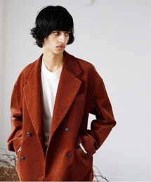 unfil アンフィル / turfan cotton-corduroy double-breasted jacket トルファンコットンコーデュロイダブルブレストジャケット / WZFL-UM221
