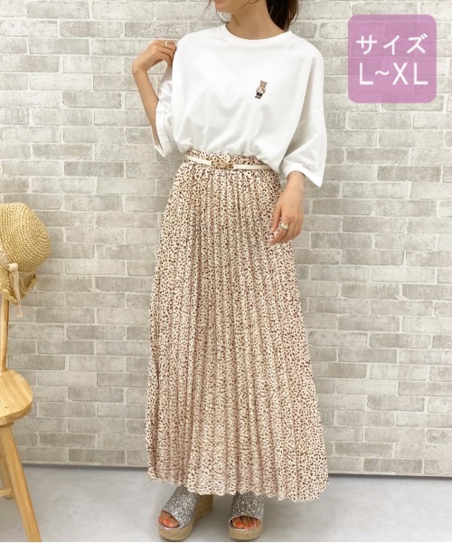 apres jour（アプレジュール）の「【大きいサイズ】アソートプリーツスカート【ZOZOTOWN限定アイテム】（スカート・レディース・ブラウン系その他/アイボリー・X-LARGE）」の6枚目の写真