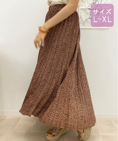 apres jour（アプレジュール）の「【大きいサイズ】アソートプリーツスカート【ZOZOTOWN限定アイテム】（スカート・レディース・ブラウン系その他/アイボリー・X-LARGE）」の8枚目の写真