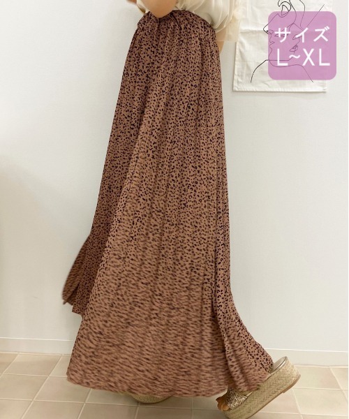 apres jour（アプレジュール）の「【大きいサイズ】アソートプリーツスカート【ZOZOTOWN限定アイテム】（スカート・レディース・ブラウン系その他/アイボリー・X-LARGE）」の9枚目の写真