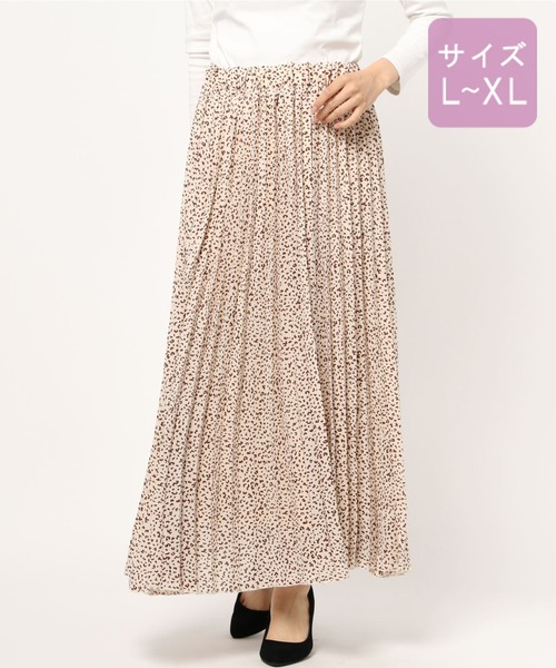 apres jour（アプレジュール）の「【大きいサイズ】アソートプリーツスカート【ZOZOTOWN限定アイテム】（スカート・レディース・ブラウン系その他/アイボリー・X-LARGE）」の12枚目の写真