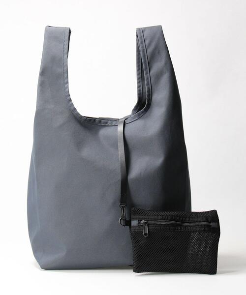 BEAUTY&YOUTH UNITED ARROWS(ビューティーアンドユースユナイテッドアローズ)の「BY E-DYE マルシェバッグ(トートバッグ・メンズ・ブラック/グレー・FREE)」の6枚目の写真