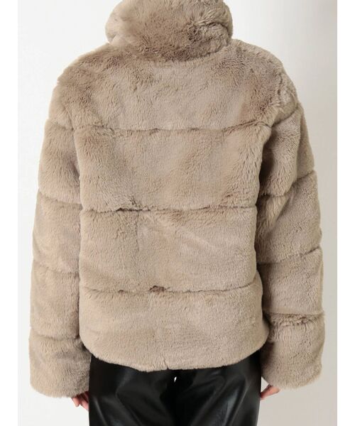 GYDA（ジェイダ）の「switch overエコファーCO（ムートンコート・レディース・ベージュ/カーキ・FREE）」の12枚目の写真