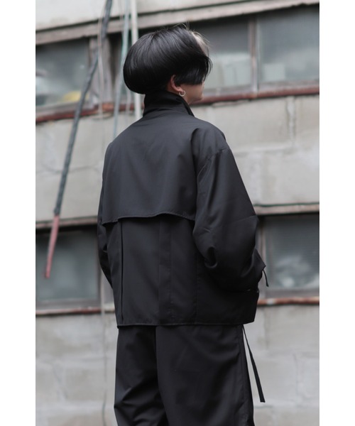 CREARE -LINO-（クレアーレリノ）の「オーバーサイズ　TRショートテーラージャケット<セットアップ可>（テーラードジャケット・メンズ・ブラック/ブラウン/グレイッシュベージュ・M/L）」の15枚目の写真