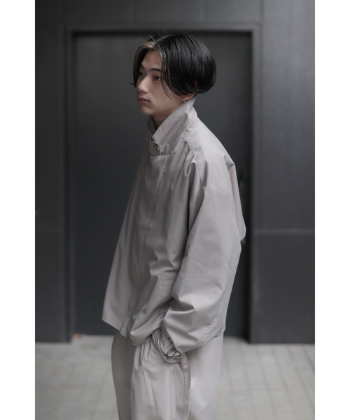 CREARE -LINO-（クレアーレリノ）の「オーバーサイズ　TRショートテーラージャケット<セットアップ可>（テーラードジャケット・メンズ・ブラック/ブラウン/グレイッシュベージュ・M/L）」の16枚目の写真