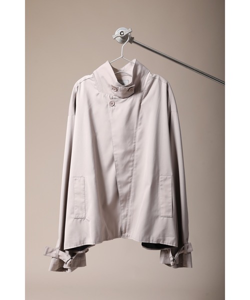 CREARE -LINO-（クレアーレリノ）の「オーバーサイズ　TRショートテーラージャケット<セットアップ可>（テーラードジャケット・メンズ・ブラック/ブラウン/グレイッシュベージュ・M/L）」の18枚目の写真