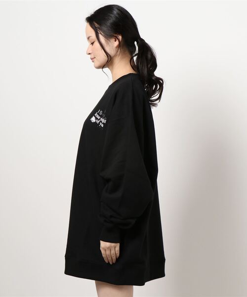 Candy Stripper（キャンディストリッパー）の「I LOOSE…SWEAT OP（ワンピース・レディース・オフホワイト/ピンク/オレンジ/ブラック・2）」の6枚目の写真