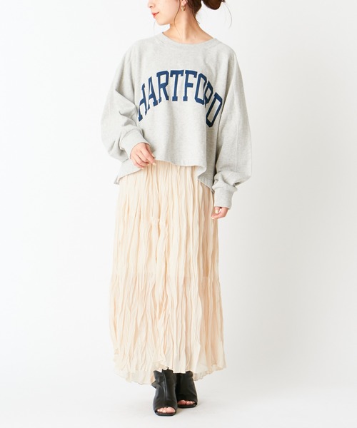 Chico（チコ）の「ワッシャークリンクルアシメスカート（スカート・レディース・ライトベージュ/ミント/ブラック・FREE）」の16枚目の写真