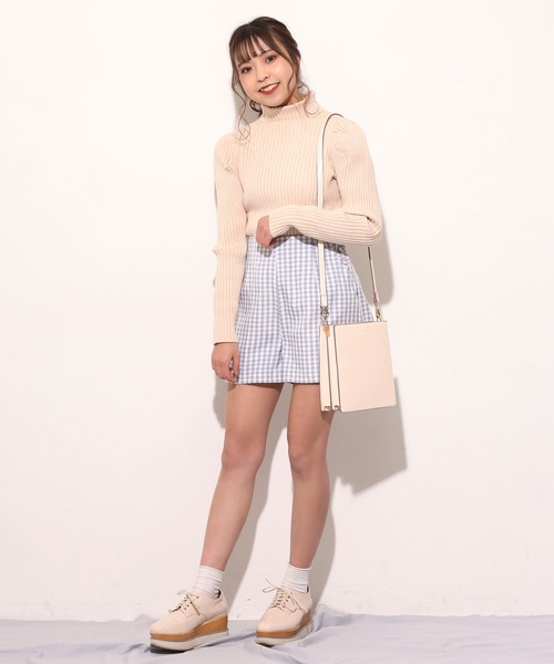 one after another NICE CLAUP(ワンアフターアナザーナイスクラップ)の「サイドボタンショートパンツ(その他パンツ・レディース・ブラック/ブラック系その他/グレー系その他/ベージュ・FREE)」の14枚目の写真