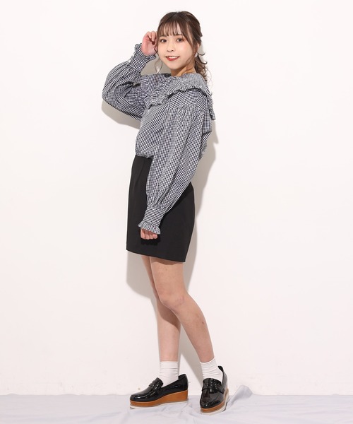 one after another NICE CLAUP(ワンアフターアナザーナイスクラップ)の「サイドボタンショートパンツ(その他パンツ・レディース・ブラック/ブラック系その他/グレー系その他/ベージュ・FREE)」の6枚目の写真