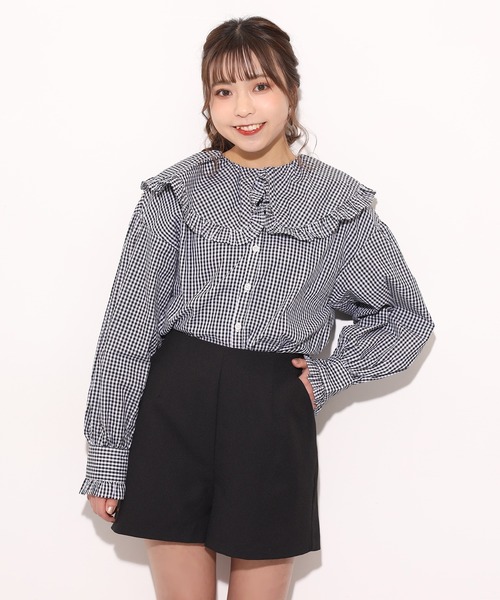 one after another NICE CLAUP(ワンアフターアナザーナイスクラップ)の「サイドボタンショートパンツ(その他パンツ・レディース・ブラック/ブラック系その他/グレー系その他/ベージュ・FREE)」の22枚目の写真