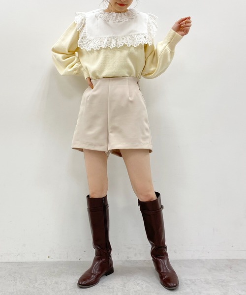 one after another NICE CLAUP(ワンアフターアナザーナイスクラップ)の「サイドボタンショートパンツ(その他パンツ・レディース・ブラック/ブラック系その他/グレー系その他/ベージュ・FREE)」の21枚目の写真