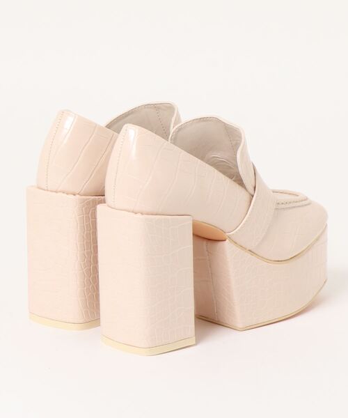 ENVYM（アンビー）の「スクエアヒールローファー（ローファー・レディース・マルチ/ブラック/ベージュ・22.5cm/24.5cm/23.5cm）」の10枚目の写真