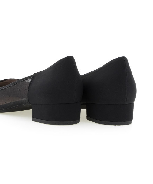 RANDA（ランダ）の「ソフト アシンメトリーデザインポインテッドトゥメッシュパンプス（パンプス・レディース・シルバー/ブラック/パープル・24.5/22.5/23/23.5/25/24）」の8枚目の写真