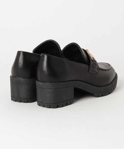 AAA+（サンエープラス）の「AAA / ビットモチーフ厚底ローファー(3584)　厚底軽量タンクソール（ローファー・レディース・ブラック/ブラック系その他/ダークブラウン/ブラック系その他2/アイボリー/グレイッシュベージュ/ブラック×ホワイト・35/40/39/36/37/38/41/42）」の8枚目の写真