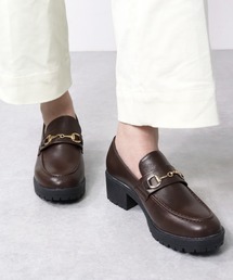 AAA+（サンエープラス）の「AAA / ビットモチーフ厚底ローファー(3584)　厚底軽量タンクソール（ローファー・メンズ）」