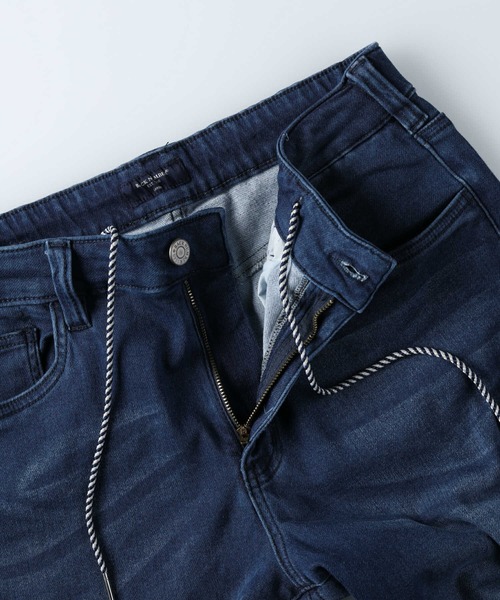 BACK NUMBER（バックナンバー）の「【BACK NUMBER】ストレッチデニムイージーパンツ（その他パンツ・メンズ・オフホワイト/ライトインディゴブルー/ブルー/ダークインディゴブルー/ベージュ/ブラック・M/L/S/XL）」の8枚目の写真