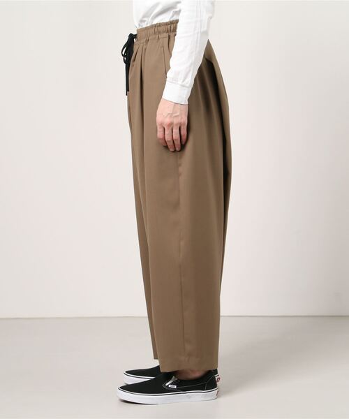 my beautiful landlet（マイビューティフルランドレット）の「【my beautiful landlet】 tech wool back warp easy pants（その他パンツ・メンズ・ブラック/ベージュ/グレー・1/0）」の11枚目の写真