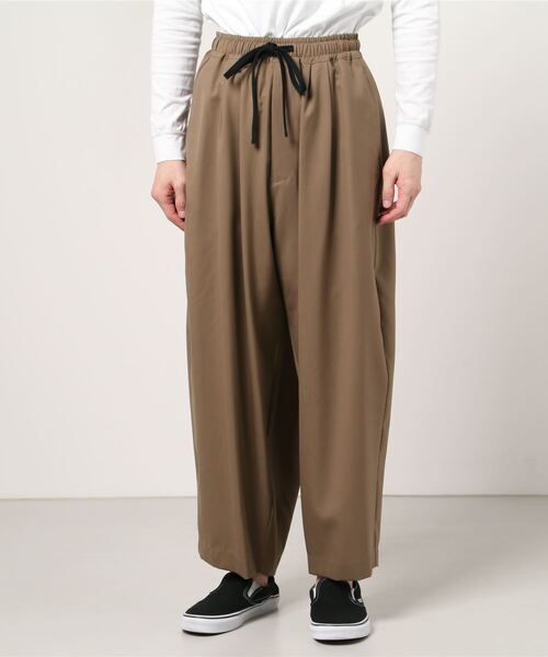 my beautiful landlet（マイビューティフルランドレット）の「【my beautiful landlet】 tech wool back warp easy pants（その他パンツ・メンズ・ブラック/ベージュ/グレー・1/0）」の10枚目の写真