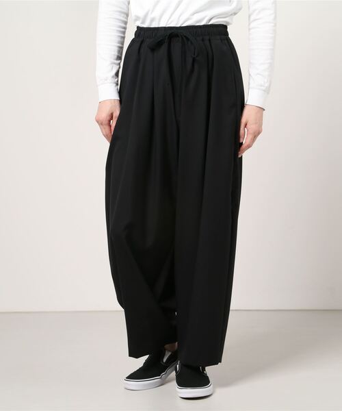 my beautiful landlet（マイビューティフルランドレット）の「【my beautiful landlet】 tech wool back warp easy pants（その他パンツ・メンズ・ブラック/ベージュ/グレー・1/0）」の9枚目の写真