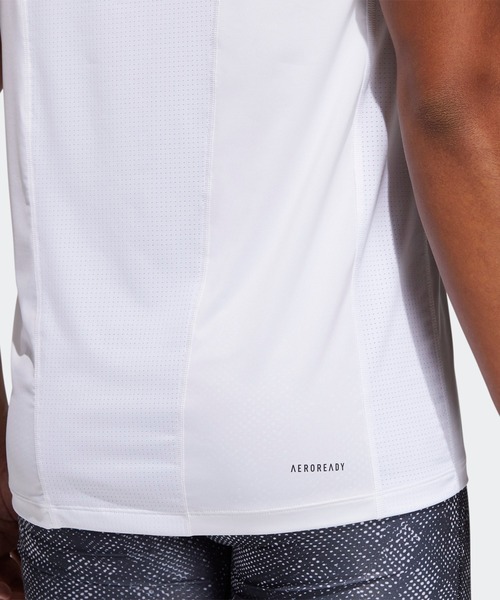 [Techfit ãã£ããã£ã ãã£ããã£ã Fitted 3-Stripes Fitted åè¢Tã·ã£ã 3ã¹ãã©ã¤ãã¹ Tee] ããã¯ãã£ãã ã¢ãã£ãã¹ï¼Tã·ã£ã/ã«ããã½ã¼ 