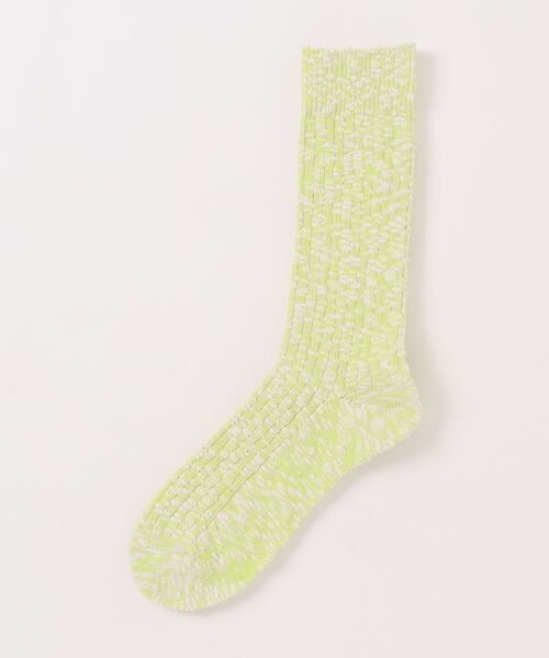 ANONYMOUSISM（アノニマスイズム）の「【ANONYMOUSISM】ライトスラブ クルー丈ソックス/アノニマスイズム（ソックス/靴下・メンズ・ラベンダー/グリーン系3/オレンジ系/カーキ/グレー/ブルー/ネイビー/アイボリー/グリーン系2/ブラウン/レンガ/グリーン系/オレンジ/パープル系その他/グリーン/マスタード/B/コーラル/グリーン系4/レッド/パープル/ベージュ/ブラック/バイオレット/カーキ系/オレンジ系その他/モスグリーン/ダークネイビー・25cm～27cm/23cm～25cm）」の9枚目の写真