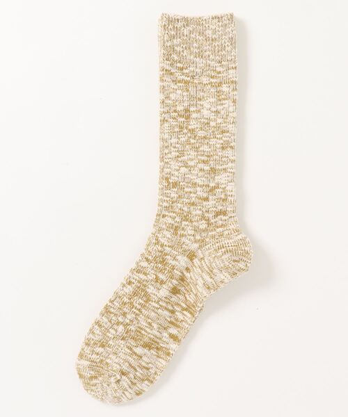 ANONYMOUSISM（アノニマスイズム）の「【ANONYMOUSISM】ライトスラブ クルー丈ソックス/アノニマスイズム（ソックス/靴下・メンズ・ラベンダー/グリーン系3/オレンジ系/カーキ/グレー/ブルー/ネイビー/アイボリー/グリーン系2/ブラウン/レンガ/グリーン系/オレンジ/パープル系その他/グリーン/マスタード/B/コーラル/グリーン系4/レッド/パープル/ベージュ/ブラック/バイオレット/カーキ系/オレンジ系その他/モスグリーン/ダークネイビー・25cm～27cm/23cm～25cm）」の6枚目の写真