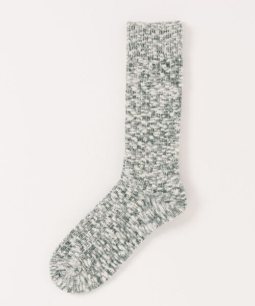 ANONYMOUSISM（アノニマスイズム）の「【ANONYMOUSISM】ライトスラブ クルー丈ソックス/アノニマスイズム（ソックス/靴下・メンズ・ラベンダー/グリーン系3/オレンジ系/カーキ/グレー/ブルー/ネイビー/アイボリー/グリーン系2/ブラウン/レンガ/グリーン系/オレンジ/パープル系その他/グリーン/マスタード/B/コーラル/グリーン系4/レッド/パープル/ベージュ/ブラック/バイオレット/カーキ系/オレンジ系その他/モスグリーン/ダークネイビー・25cm～27cm/23cm～25cm）」の8枚目の写真