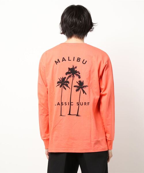 NO WAY(ノーウェイ)の「/Bl/天竺ポケット付き長袖Tシャツ バックプリント(Tシャツ/カットソー・メンズ・ホワイト/ベージュ/オレンジ/グリーン/グレー系/ブラック・LARGE/MEDIUM)」の9枚目の写真