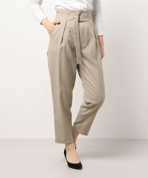 JOURNAL STANDARD（ジャーナルスタンダード）の「PCLツイルパンツ（その他パンツ・レディース・ベージュ/ブラック・36/40/38）」の15枚目の写真