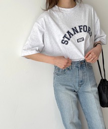 CANAL JEAN | via j(ヴィアジェイ) "STANFORD"半袖Tシャツ(Tシャツ/カットソー)
