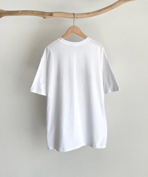 CANAL JEAN（キャナルジーン）の「via j(ヴィアジェイ) "STANFORD"半袖Tシャツ（Tシャツ/カットソー・レディース・ホワイト/ブラック/ヘザーグレー・ONE SIZE）」の14枚目の写真