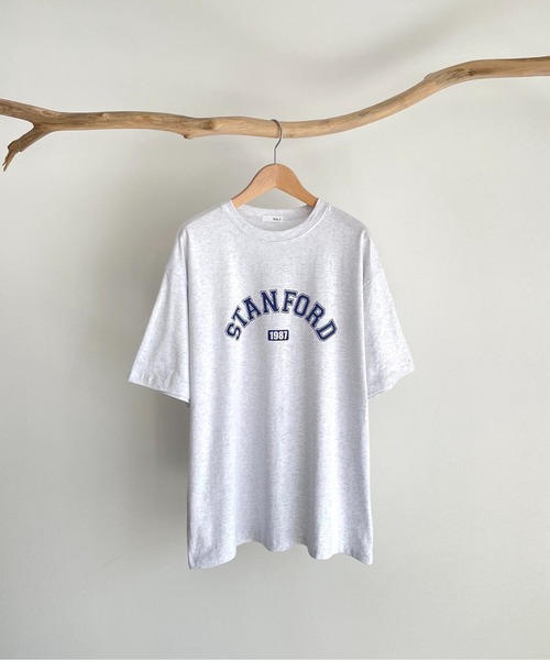 CANAL JEAN（キャナルジーン）の「via j(ヴィアジェイ) "STANFORD"半袖Tシャツ（Tシャツ/カットソー・レディース・ホワイト/ブラック/ヘザーグレー・ONE SIZE）」の15枚目の写真