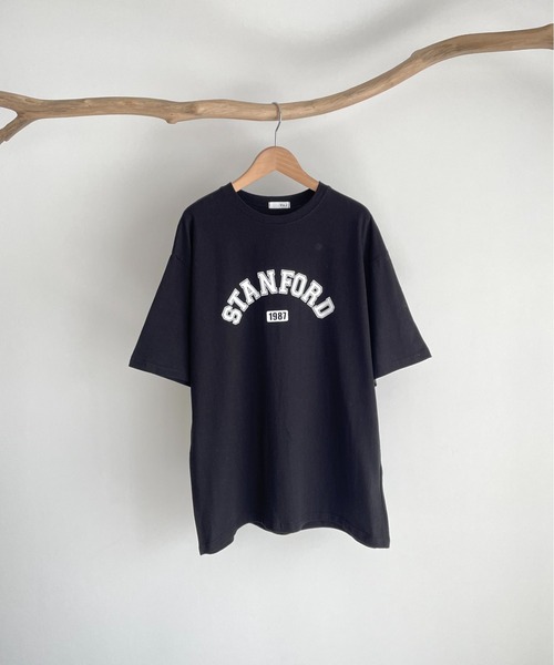 CANAL JEAN（キャナルジーン）の「via j(ヴィアジェイ) "STANFORD"半袖Tシャツ（Tシャツ/カットソー・レディース・ホワイト/ブラック/ヘザーグレー・ONE SIZE）」の16枚目の写真